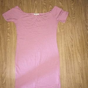 A tight dress/off the shoulders
